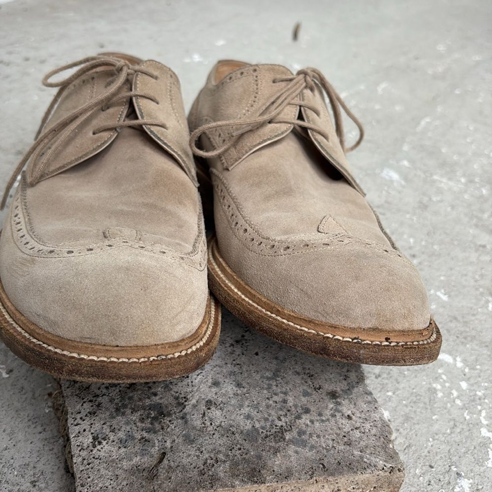 Louis Vuitton Brogues tan suede - Picture 6 of 11